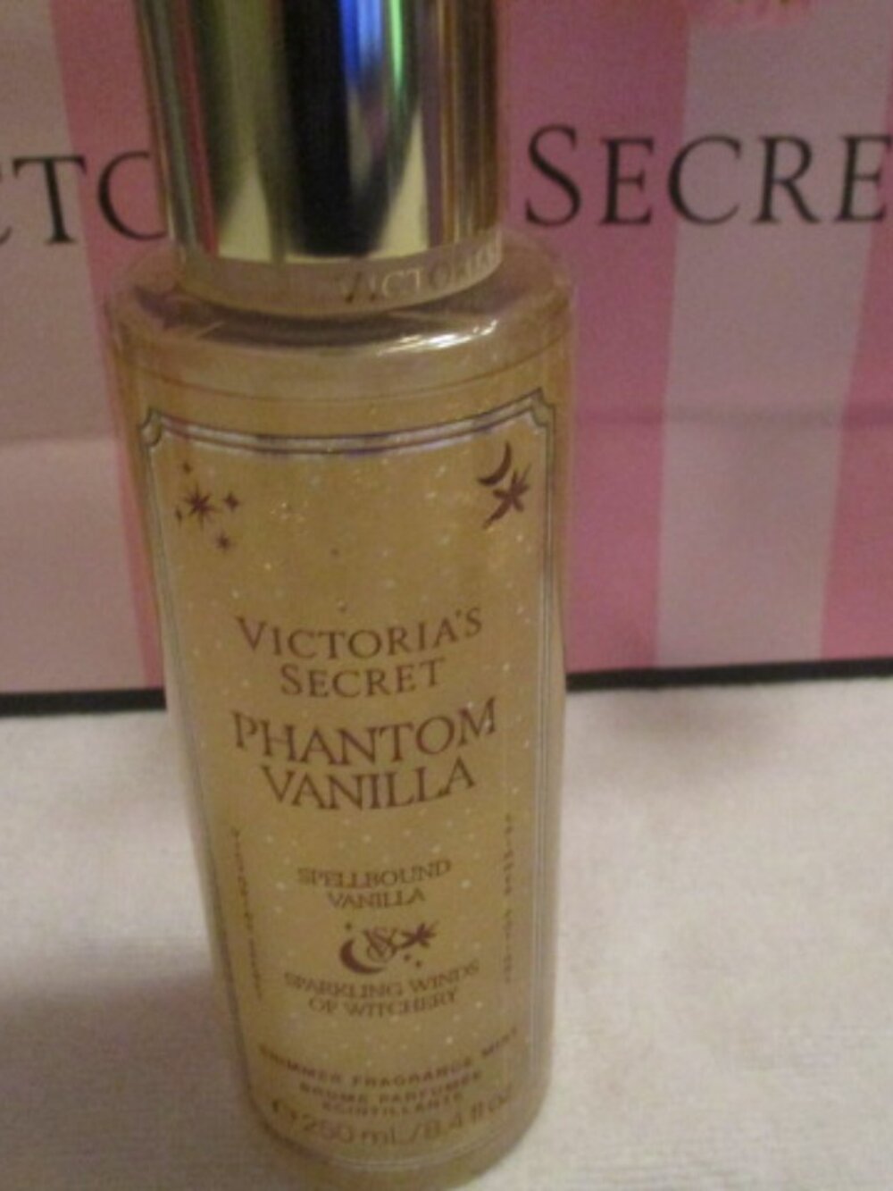 New Scent Phantom Vanilla Shimmer Fragrance Mist NWT